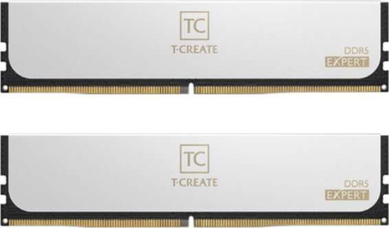 Team Group DDR5 - 32GB - 6000 - CL - 30 (2x 16 GB) dual kit, RAM (Kolor: BIAŁY, CTCWD532G6000HC30DC01, T-CREATE EXPERT, AMD EXPO)