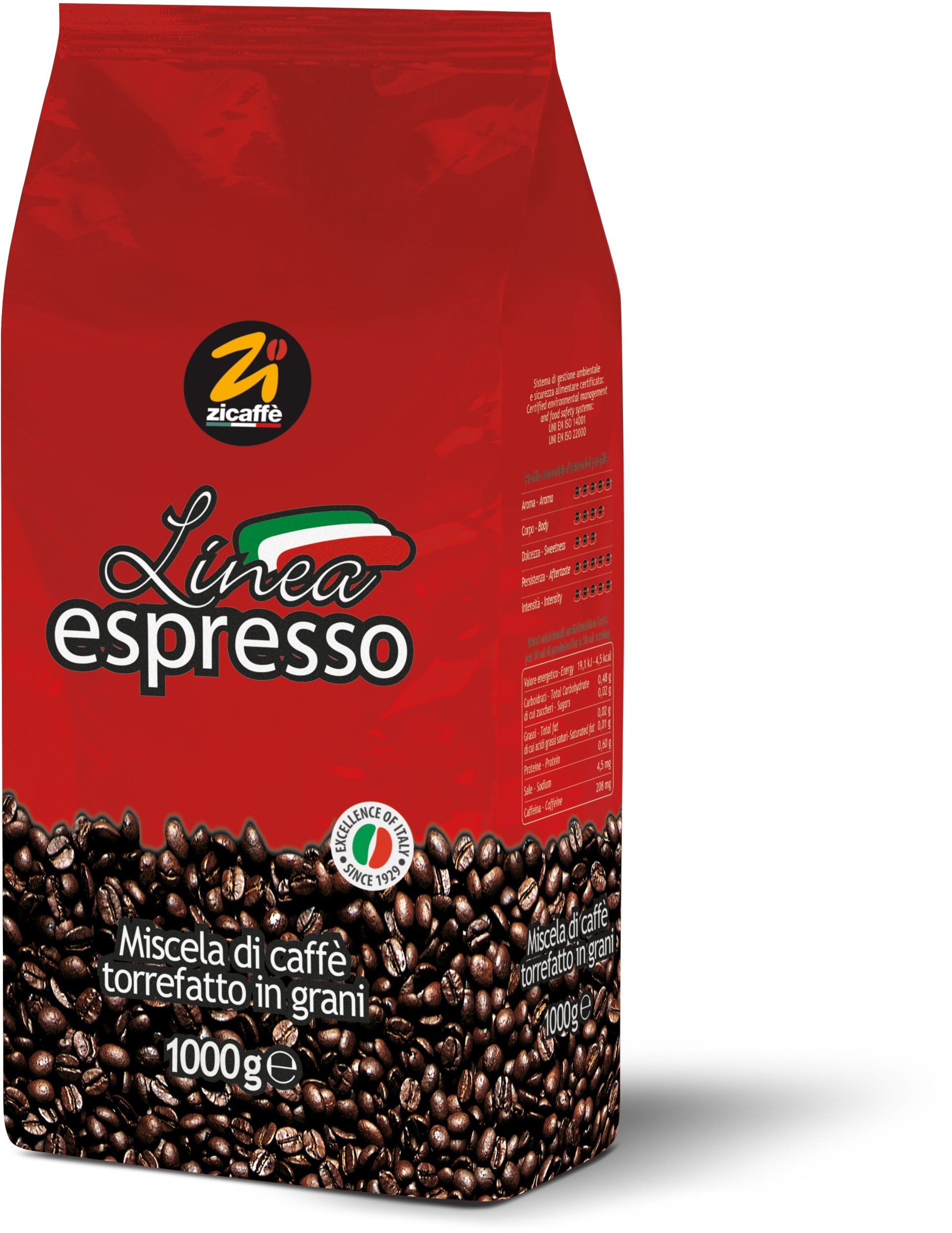 Kawa ziarnista Zicaffe Kawa ziarnista Linea Espresso 1kg
