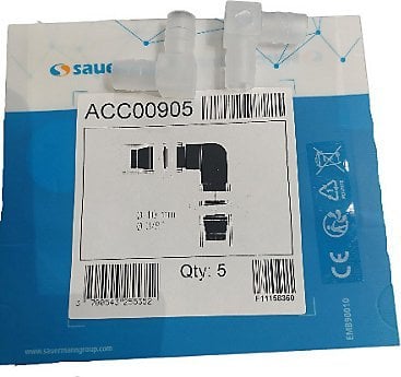 Sauermann vinkel 10 mm - PVC