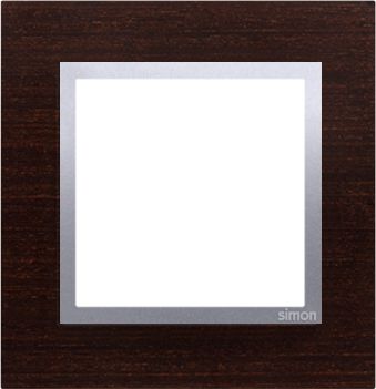 Kontakt-Simon Simon 54 Nature Ramka pojedyncza drewno SREBRNE WENGE (DRN1/84)