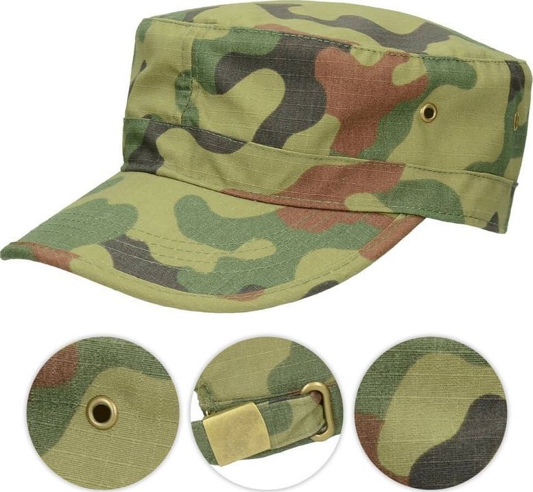 Texar Texar Czapka Polowa Rip-Stop z Regulacją PL Camo uniwersalny