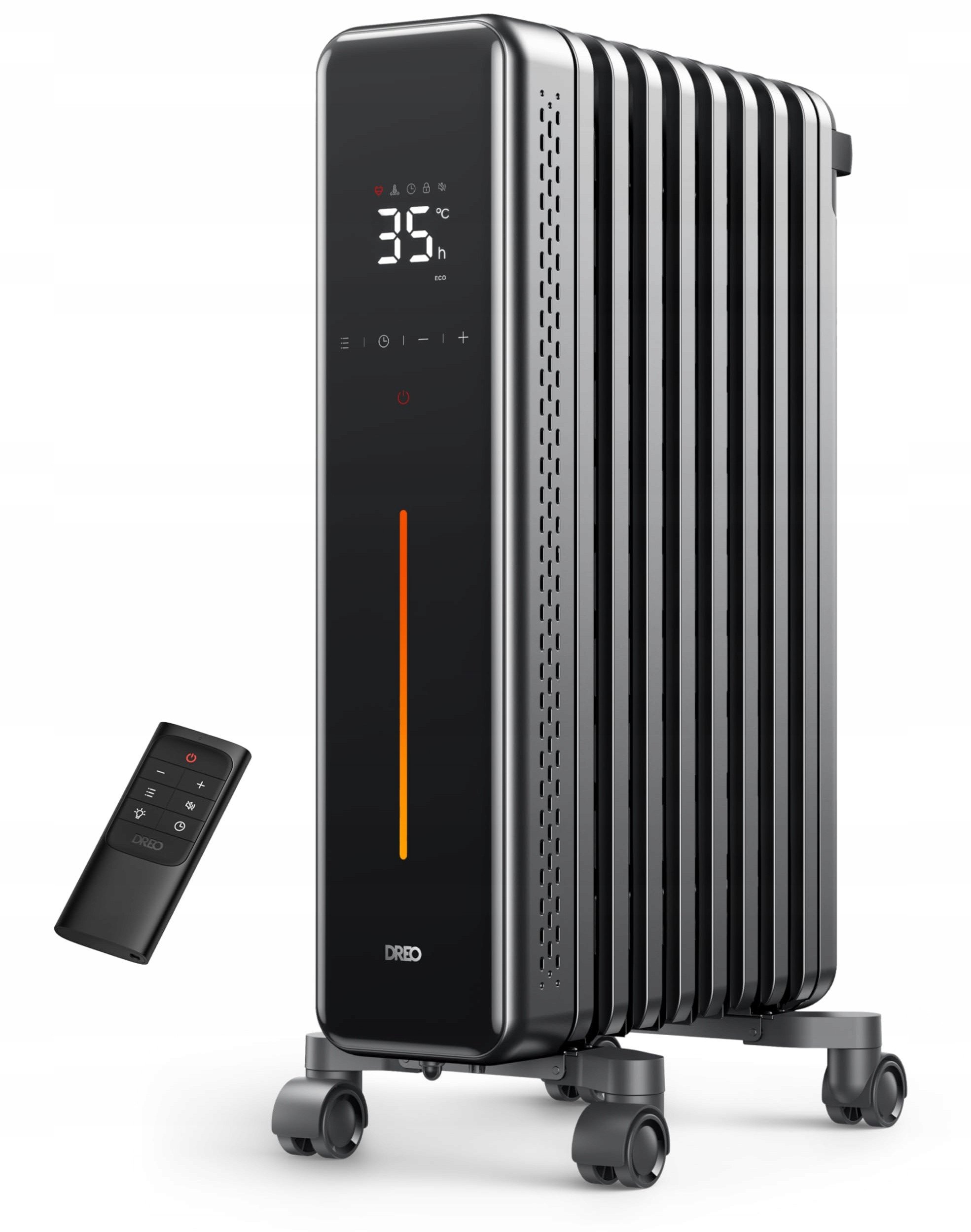 Dreo OH521 energooszczędny grzejnik olejowy 2000W z 9 żebrami timer 24h