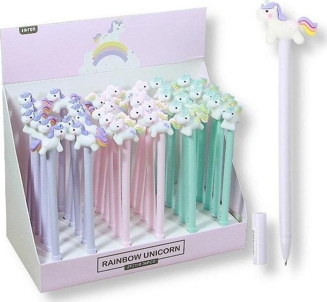 Długopis rainbow unicorn (36szt)