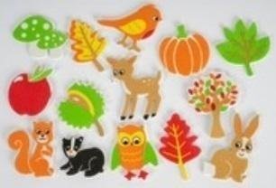 FANDY Naklejki piankowe zwierzęta