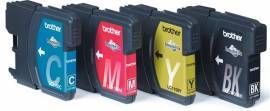 Tusz Brother zestaw tuszy oryginalnych LC-1100VALBP (cyan, magenta, yellow, black)
