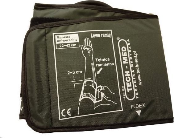 Tech-Med Mankiet do ciśnieniomierzy TECH-MED - uniwersalny 22-42 cm