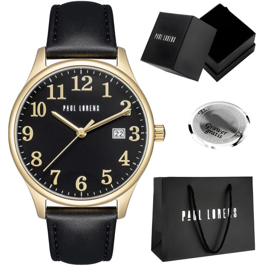 Zegarek męski Paul Lorens LUCAS-PROF Z GRAWEREM