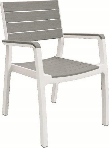 Keter Darza kresls Harmony Armchair balts/gaisi peleks 29201284