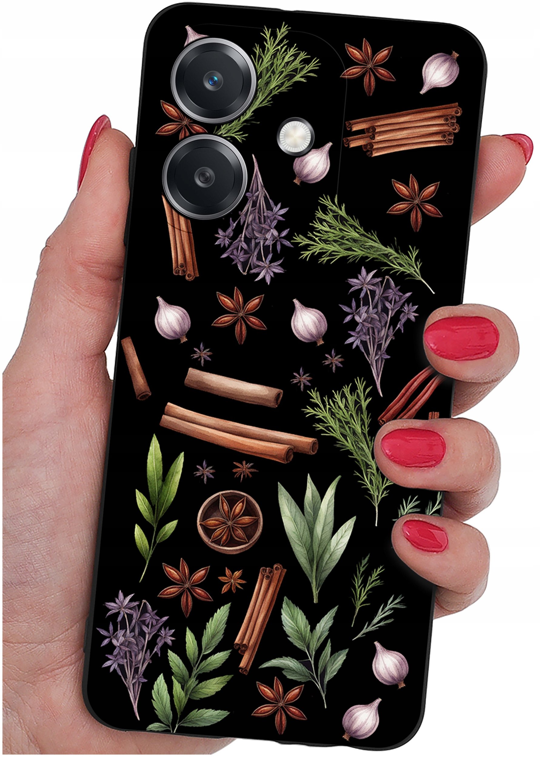 Etui do Oppo A40 | A40M | WZORY | SILIKONOWE MATT SZKŁO 9H