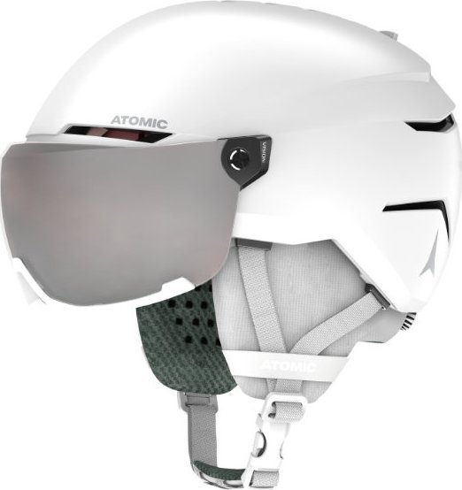 Atomic Kask z przyłbicą szybą Atomic Savor Visor Junior White 2023