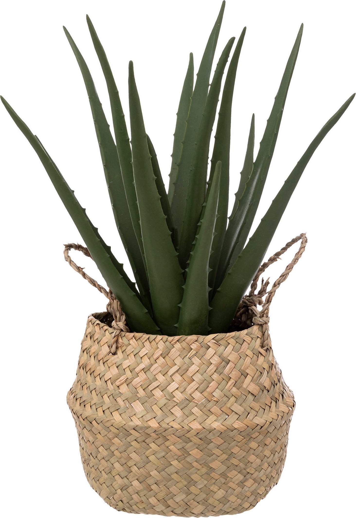 Atmosphera Sztuczna roślina ALOES w koszyku, 37 cm