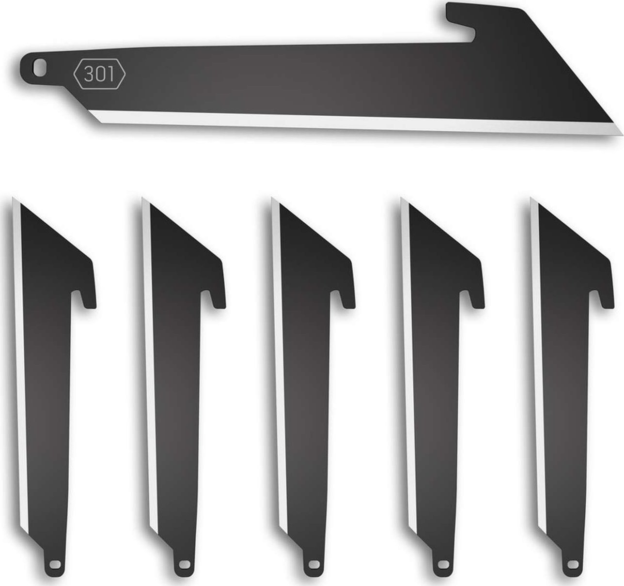 Outdoor 6 ostrzy Outdor Edge Utility 301 Black