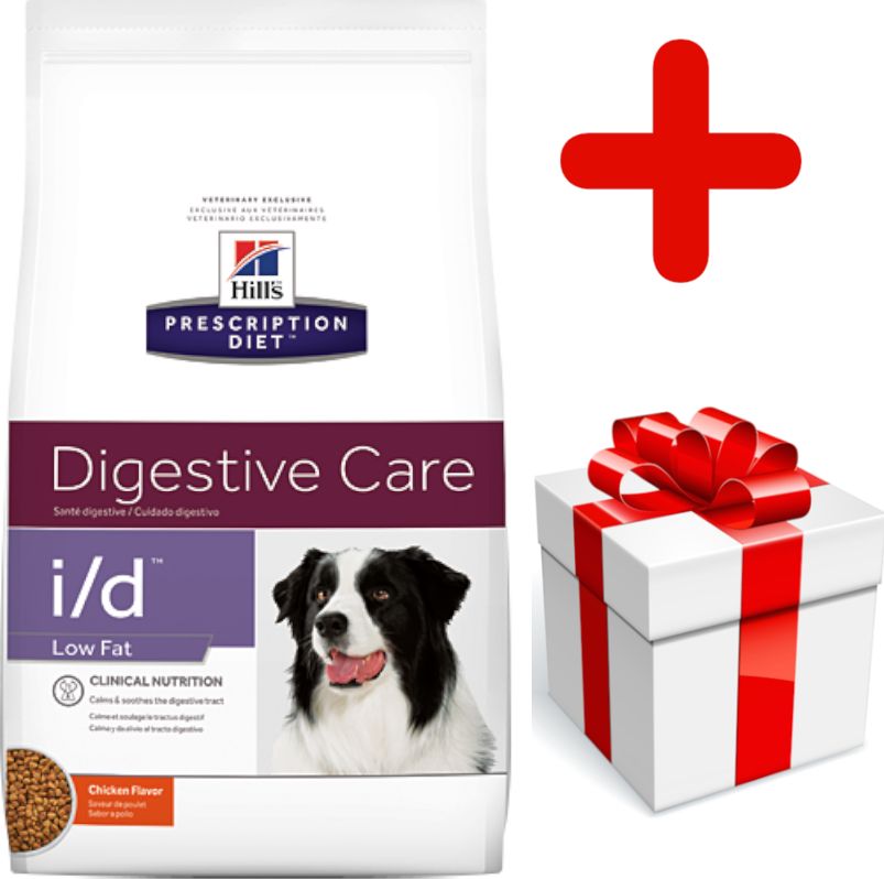 Hills Prescription Diet Canine i/d Low Fat 12 kg + niespodzianka dla psa