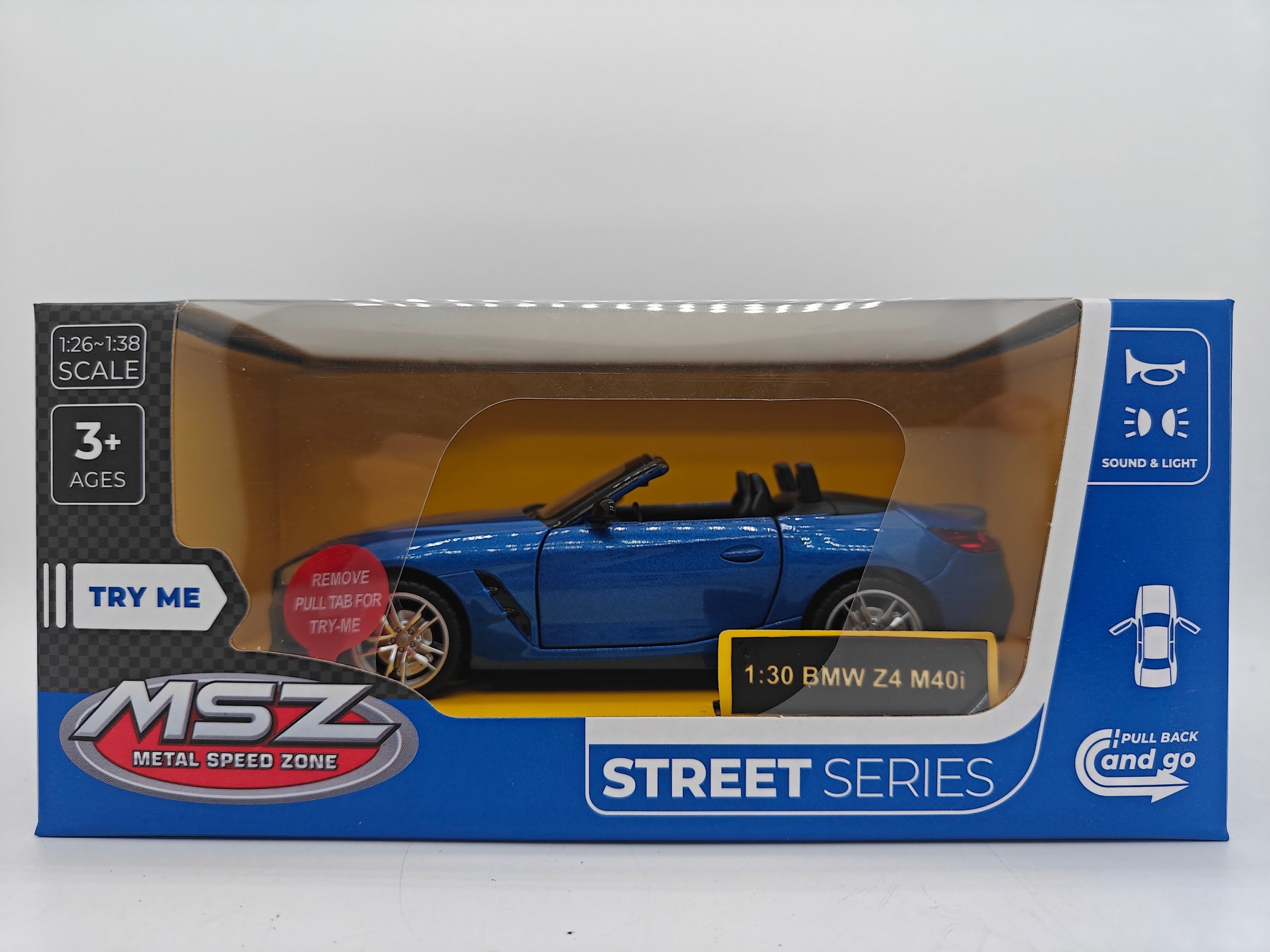MSZ Die-cast model BMW Z4 M40i, scale 1:30