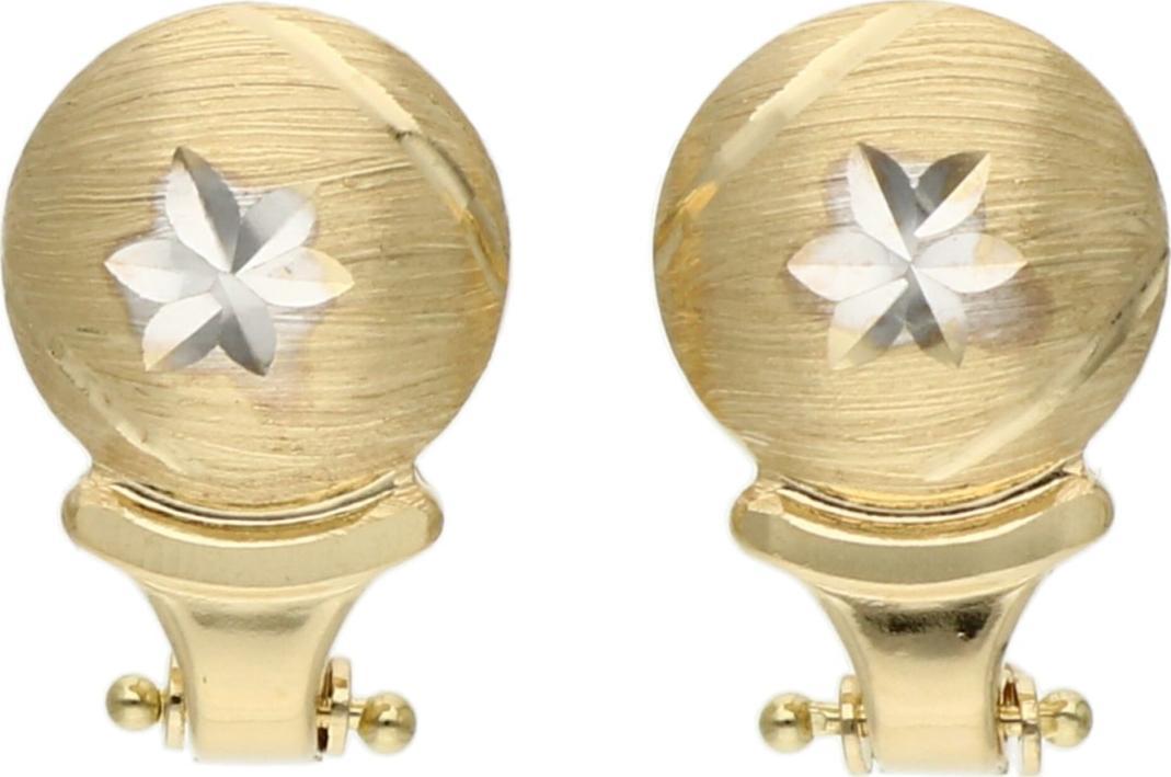 Rosanto Ciekawe złote kolczyki na zapięciu angielskim 585 14k