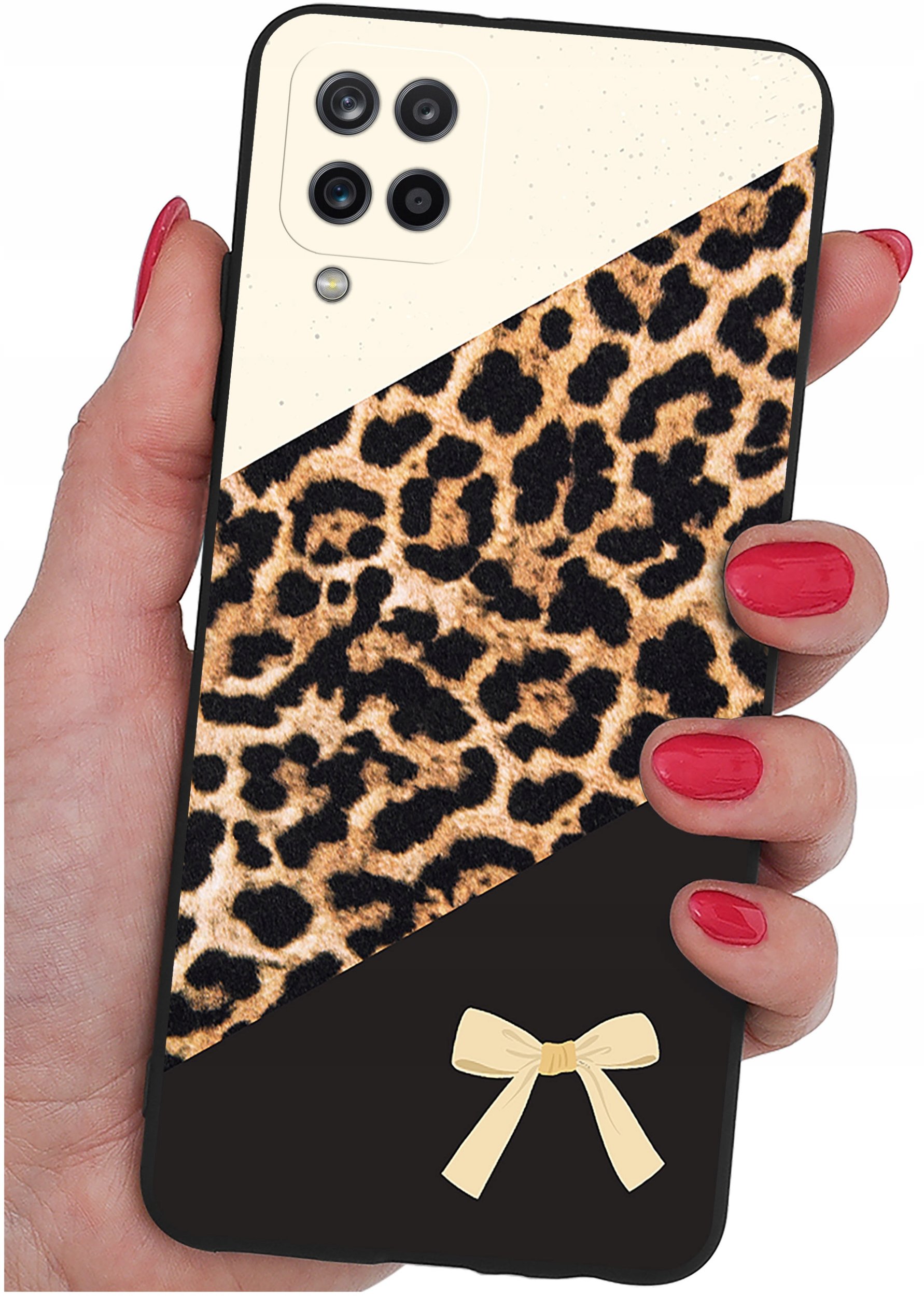 Etui do Samsung Galaxy A12|M12 WZORY |SILIKONOWE MATT CASE + SZKŁO 9H