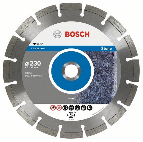 Bosch Tarcza tnąca diamentowa Standard for Stone 230x22x2,3mm 2608602601