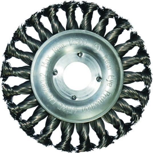 Abraboro SZCZOTKA TARCZOWA 125 MM/22,2 ABRABORO - DRUT SPLATANY 0,5 MM INOX AB90416422 ABRABORO