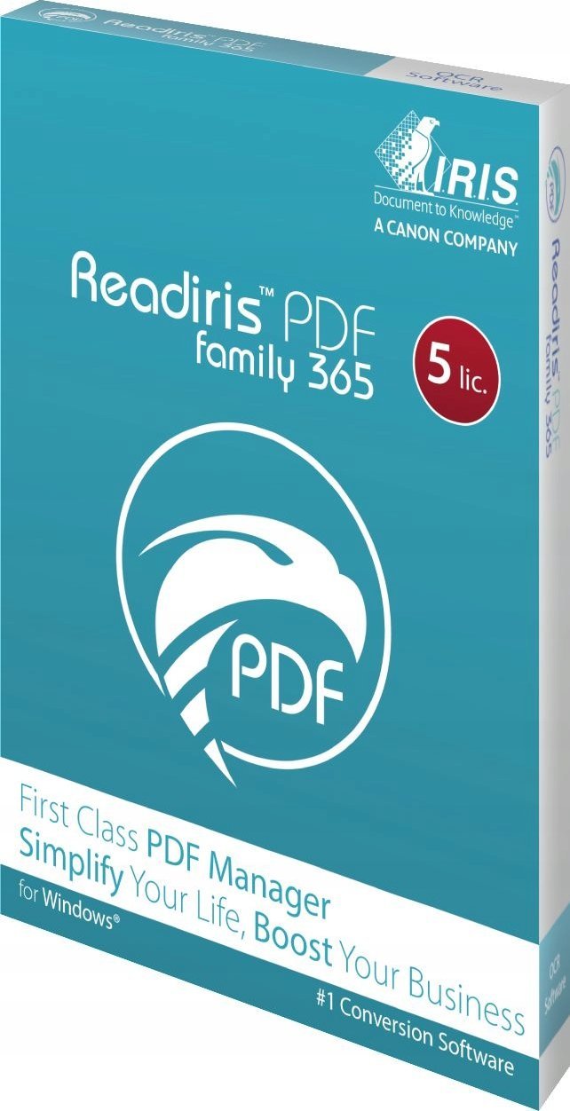 Program IRIS Readiris PDF Family 365