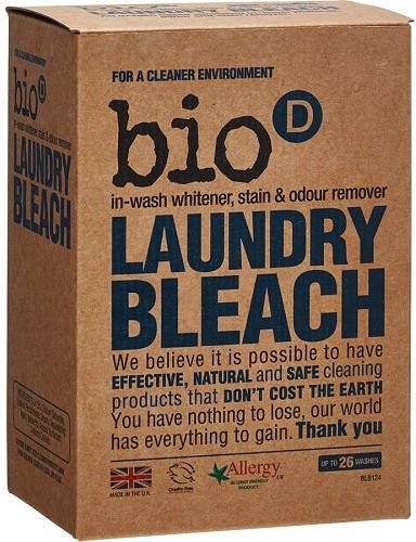 Bio-D Laundry Bleach - Odplamiacz, Wybielacz, Eliminator Zapachów, 400g (BIO06549)