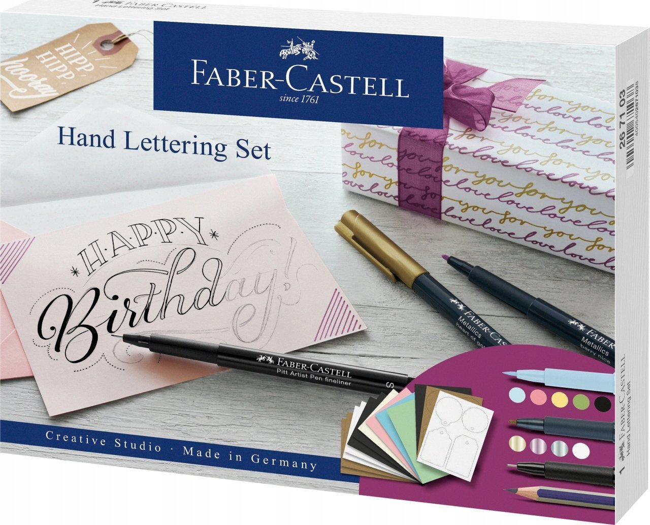 Faber-Castell FABER-CASTELL Kreativset Handlettering 12-teilig