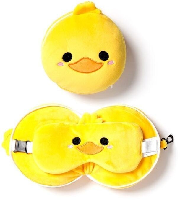 Poduszka podróżna i maska na oczy Kaczka Adoramals