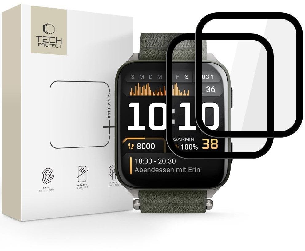 SZKŁO HYBRYDOWE TECH-PROTECT GLASS FLEX+ 2-PACK GARMIN VENU X1 BLACK