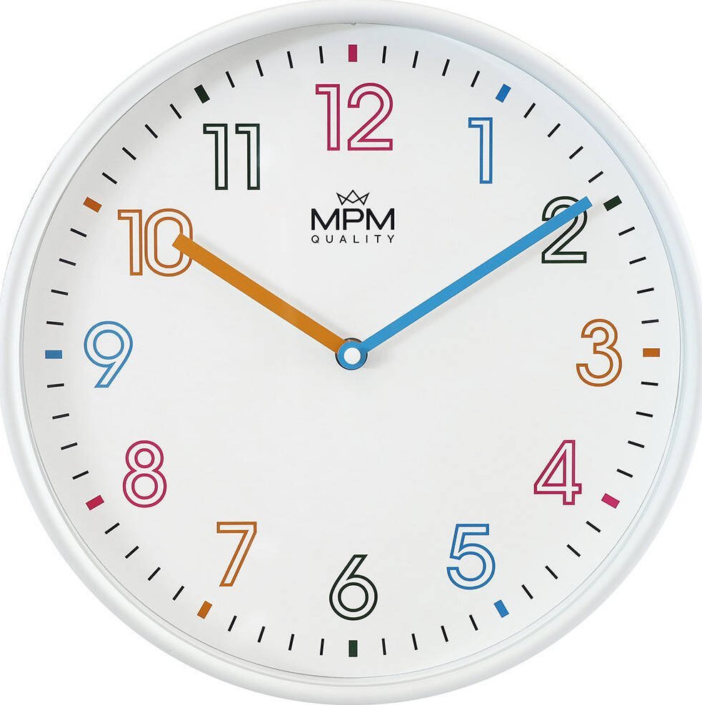 MPM Zegar ścienny MPM E01.4432.00 30 cm czytelny cichy