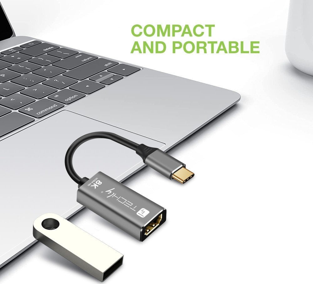 Adapter USB Techly Techly Adapter USB-C auf HDMI 2.1 0.15m