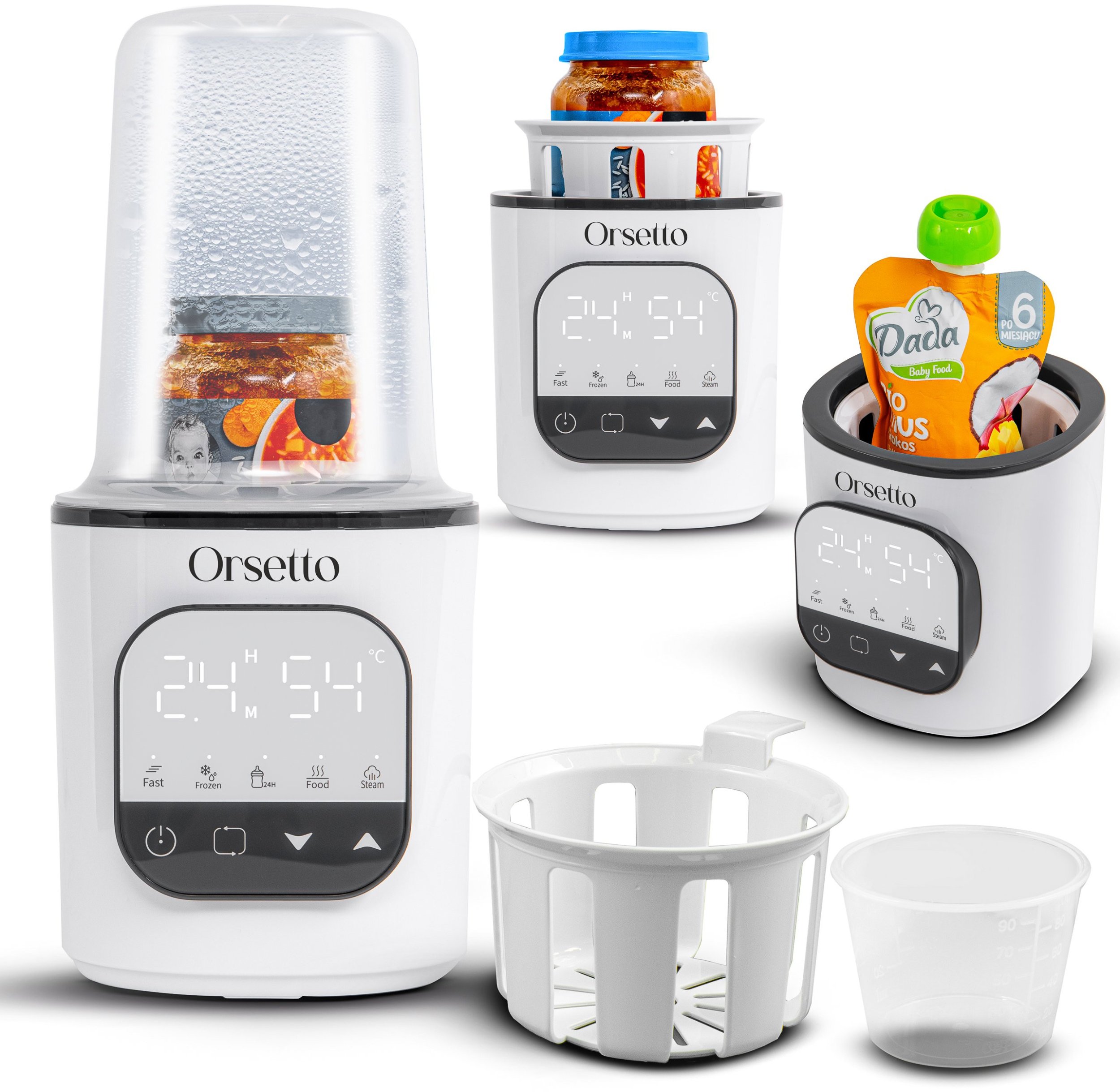 PODGRZEWACZ DO BUTELEK I STERYLIZATOR 5W1 ORSETTO GUSTO 3.0