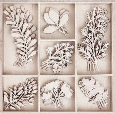 DP Craft Kształty z drewna DPCRAFT Gałązki 35szt. Dalprint