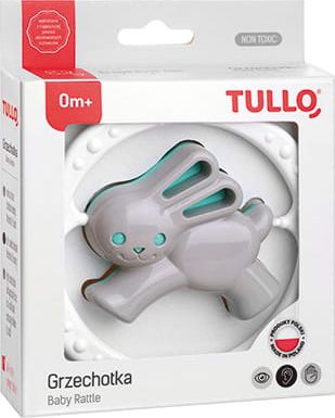 Tullo Grzechotka zając szaro-miętowy 169 Tullo