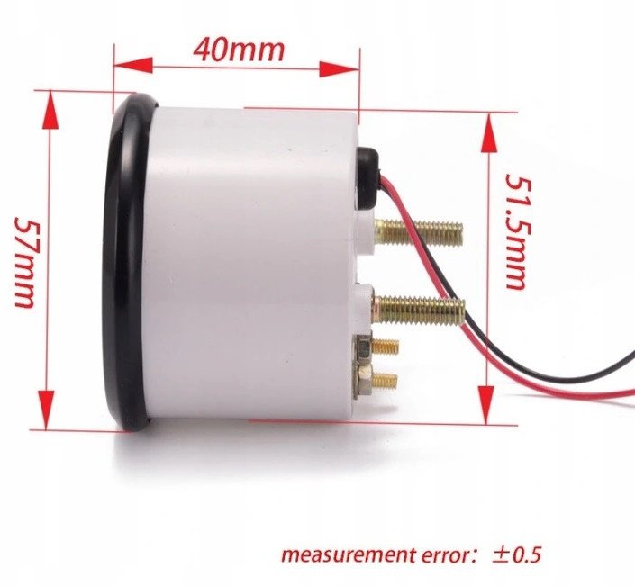 NOWY WSKAŹNIK 3W1 TEMPERATURY TEMP CIŚNIENIA OLEJU