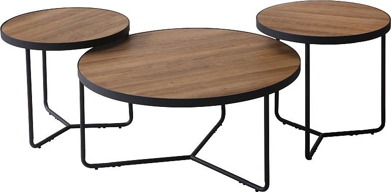 Signal Ława DEMETER II orzech/czarna