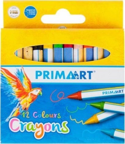 Prima Art Kredki woskowe świecowe 12 kolorów