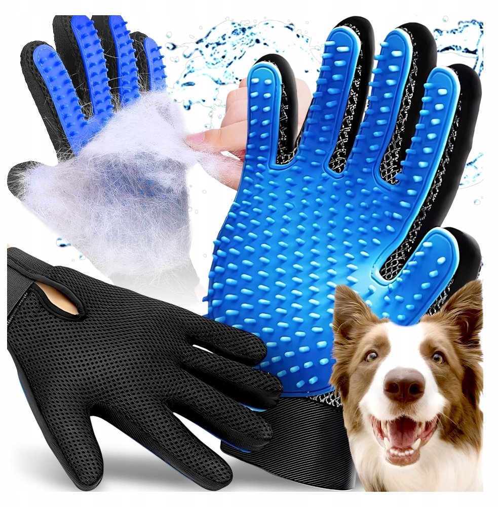 RĘKAWICA SZCZOTKA DO CZESANIA SIERŚCI KANZA