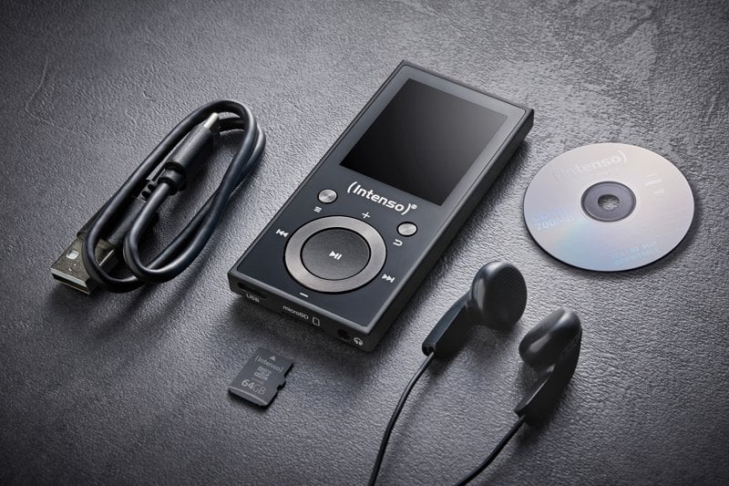 Intenso 3717490 odtwarzacz MP3/MP4 Odtwarzacz MP4 64 GB Czarny