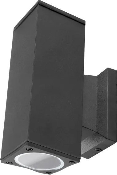 Kinkiet Aigostar Kinkiet dwukierunkowy lampa ścienna czarna bez źródła światła GU10 Dwukierunkowa lampa ścienna czarna bez źródła światła GU10