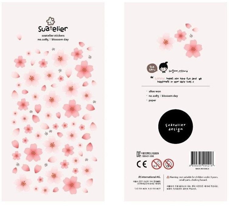 Naklejki ozdobne Kwiaty i płatki