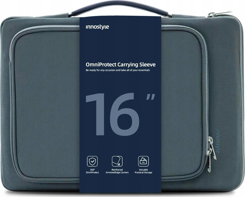 Torba Innostyle INNOSTYLE TORBA NA LAPTOPA 16" WODOODPORNA ETUI CASE OMNIPROTECT SZARA