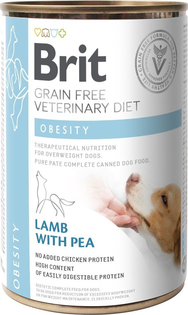 Brit Brit Grain Free VET Diets Dog Can Obesity 400g