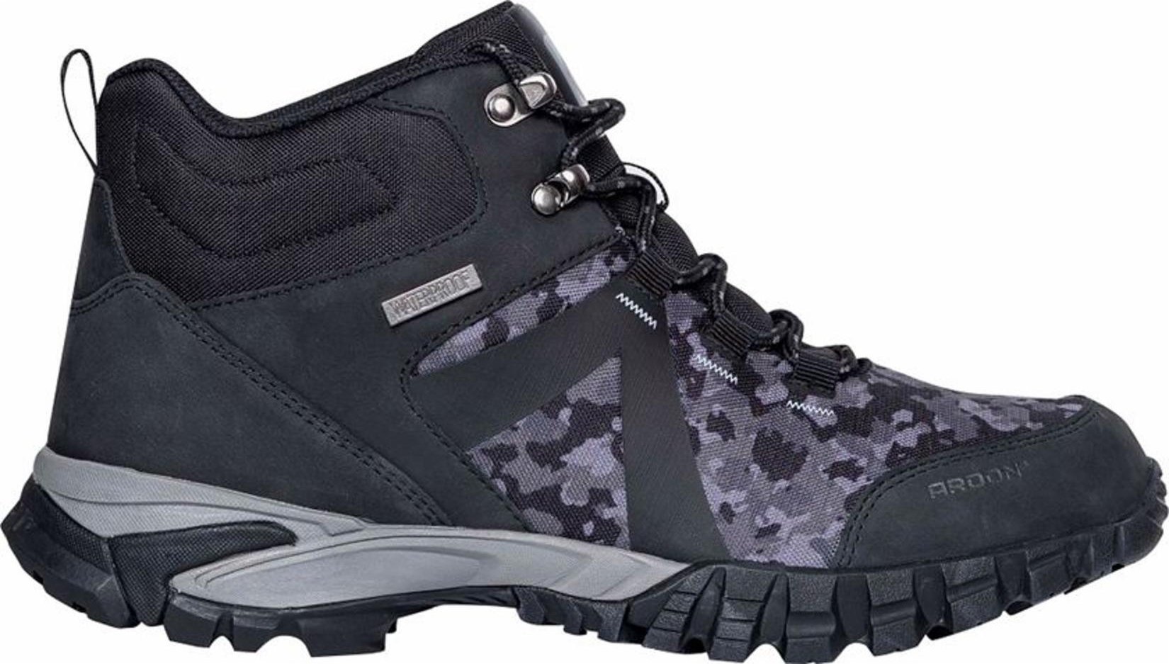 Buty trekkingowe męskie Ardon ARDON CREATRONHIGH CAMO - tekstylny wodoodporny outdoorowy trzewik trekkingowy wzmocniony nosek NYLON OXFORD/NUBUK 42