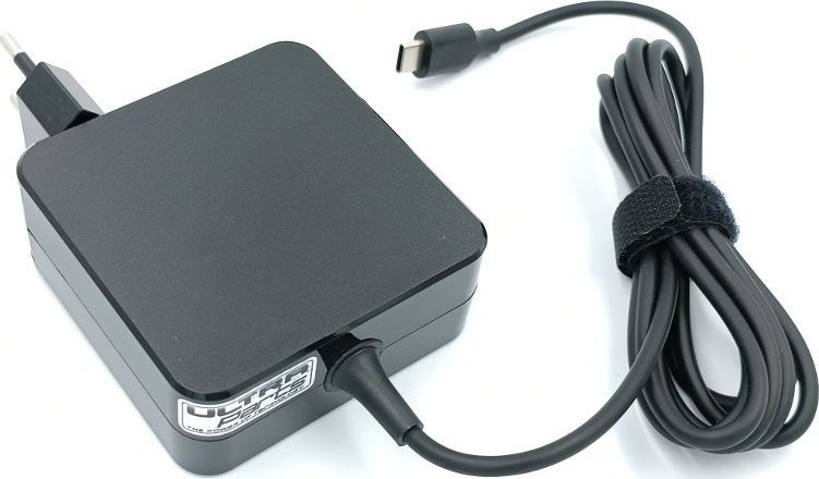 Zasilacz do laptopa Ultra Parts ZASILACZ UNIVERSALNY ŁADOWARKA do LAPTOPA 65W WTYK USB-C LENOVO DELL HP ASUS