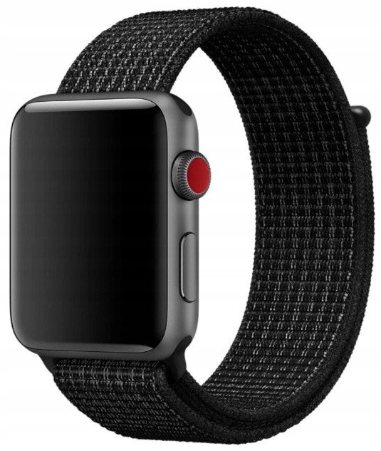 Pasek Apple Nike Sport Loop 44 / 45 / 49MM MRPH2ZM/A Pure Platinum / Black one size