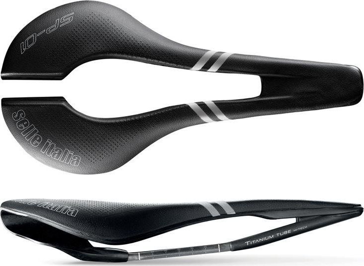 Selle Italia Siodło SELLE ITALIA SP-01 TITANIUM SUPERFLOW L (id match - L3) ti 316 tube 7, fibra-tek, czarne (NEW)