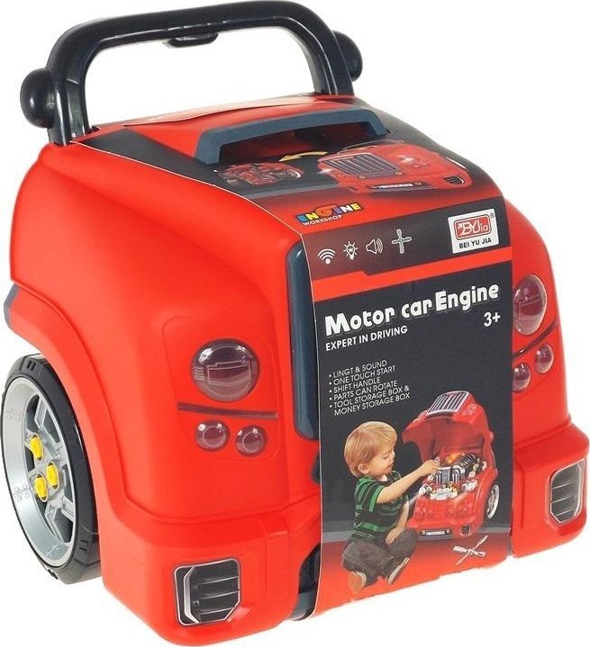 Warsztat samochodowy ze ?wiat?em i d?wi?kiem