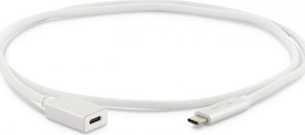 Kabel USB LMP USB-C - USB-C 1 m Srebrny (LMP-USBC-USB3.1-EC-1M-S)