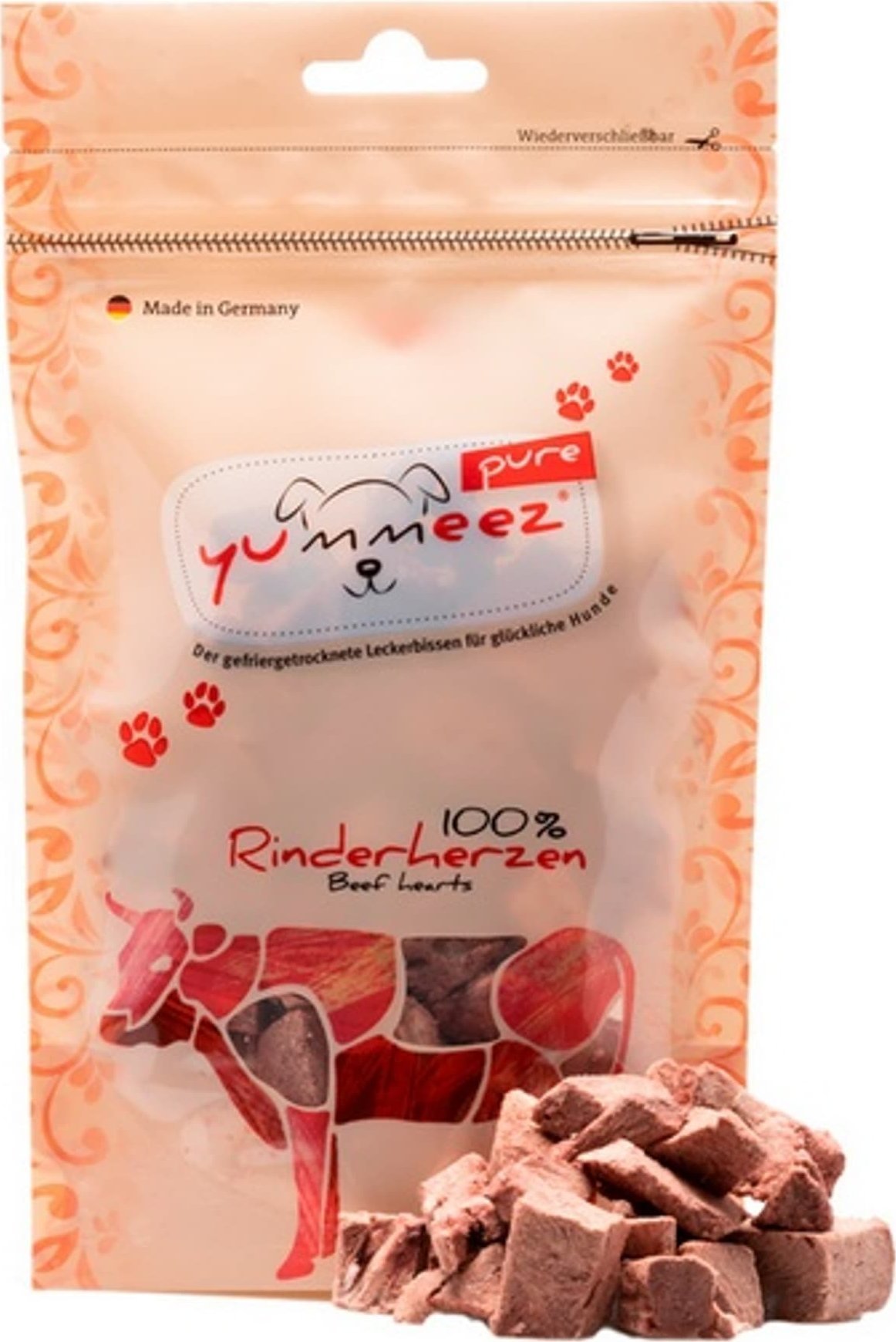 Yummeez Yummeez Pure Serca wołowe 35g