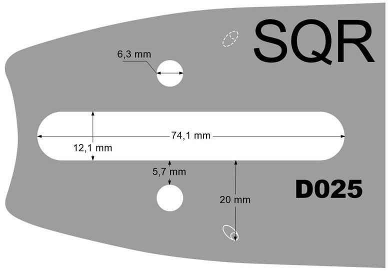 Prowadnica 18 3/8 1.6Mm D025 Stihl Sarp S18D6Ss66