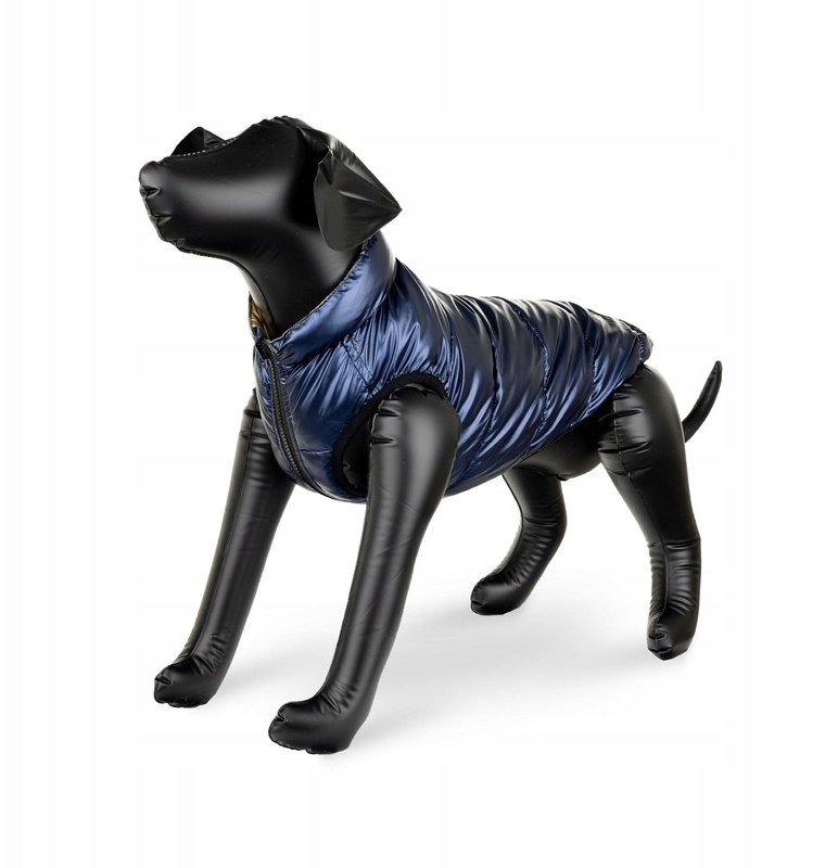 Barry King Kurtka dla psa granatowo-złota dwustronna rozmiar L 45